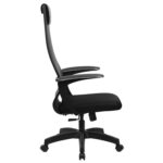 Кресло офисное BRABIX PREMIUM "Ultimate EX-801" пластик, плотная двойная сетка Х2, черное, 532922 — изображение 3