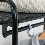 Вешалка-стеллаж "Валенсия-1", 1555х1090х300 мм, 7 полок, металл, черная, ГСВ1 Ч — изображение 7