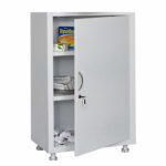 Шкаф медицинский 1-створчатый HILFE "МД 1 1760/SS" 1850х600х400 мм, белый, S26199204009 — изображение 3