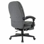Кресло офисное CH-868MSG-BF, синхромеханизм, вибромодуль, подставка для ног, ткань, серое, 1998751 — изображение 6