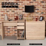 Стол письменный/компьютерный BRABIX "Scandi CD-017", 900х450х750 мм, 2 ящика, дуб сонома, 641895, ЦБ013706-2 — изображение 27
