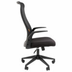 Кресло офисное Chairman CH 573, сетка/ткань, черное, 7134740 — изображение 4