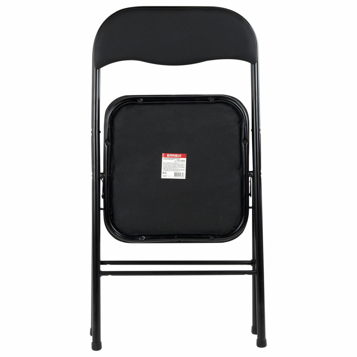 Стул складной BRABIX "Golf CF-007", черный каркас, кожзам черный, 531565 — изображение 11