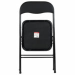 Стул складной BRABIX "Golf CF-007", черный каркас, кожзам черный, 531565 — изображение 11