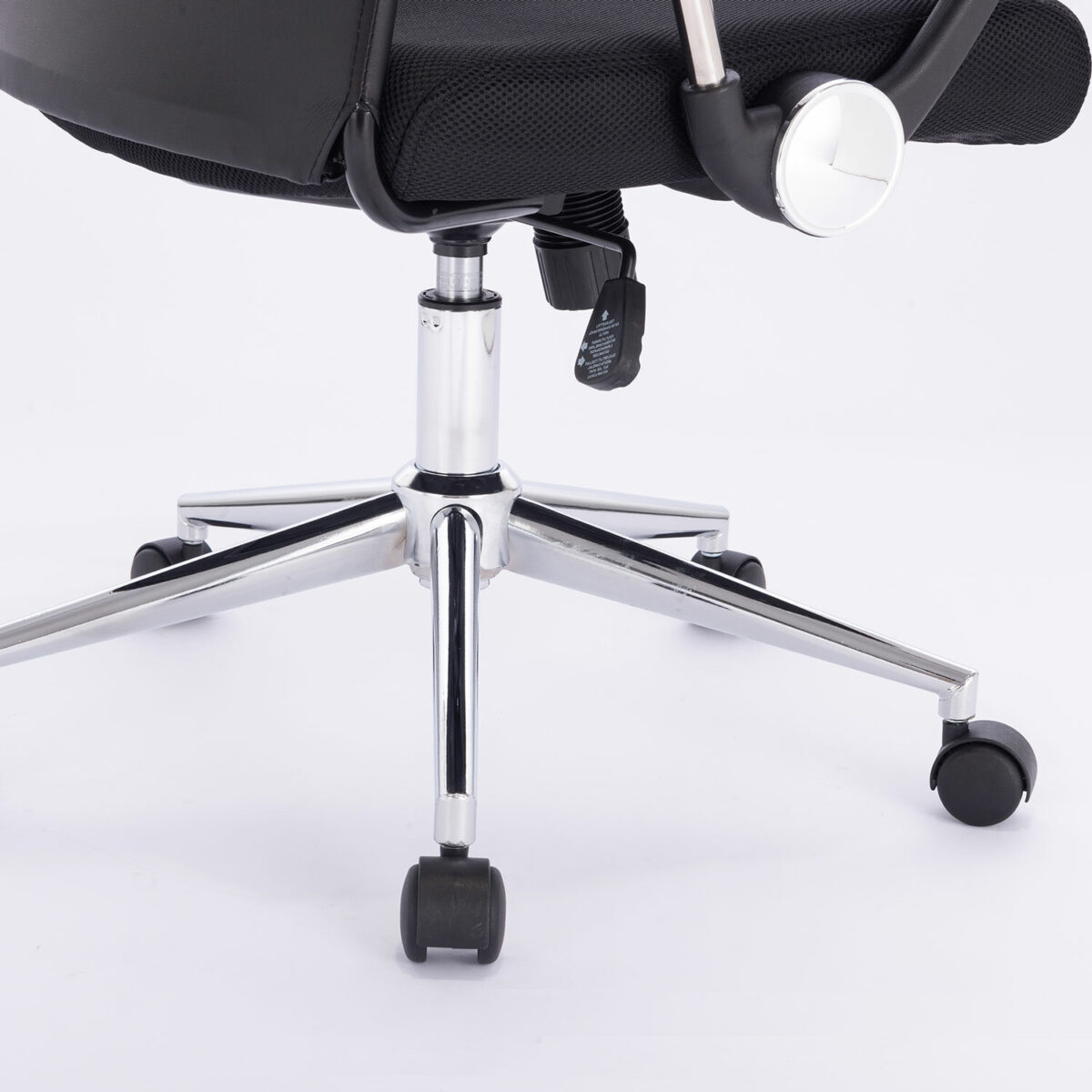 Кресло офисное BRABIX "Flight R EX-541", хром, ткань TW, сетка, черное, 532517 — изображение 7