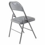 Стул складной BRABIX "Golf Plus CF-003 КОМФОРТ", серый каркас, серая ткань, 532890 — изображение 7
