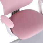 Кресло детское с подставкой для ног BRABIX "Sky MG-206", велюр, розовое, 533154 — изображение 12