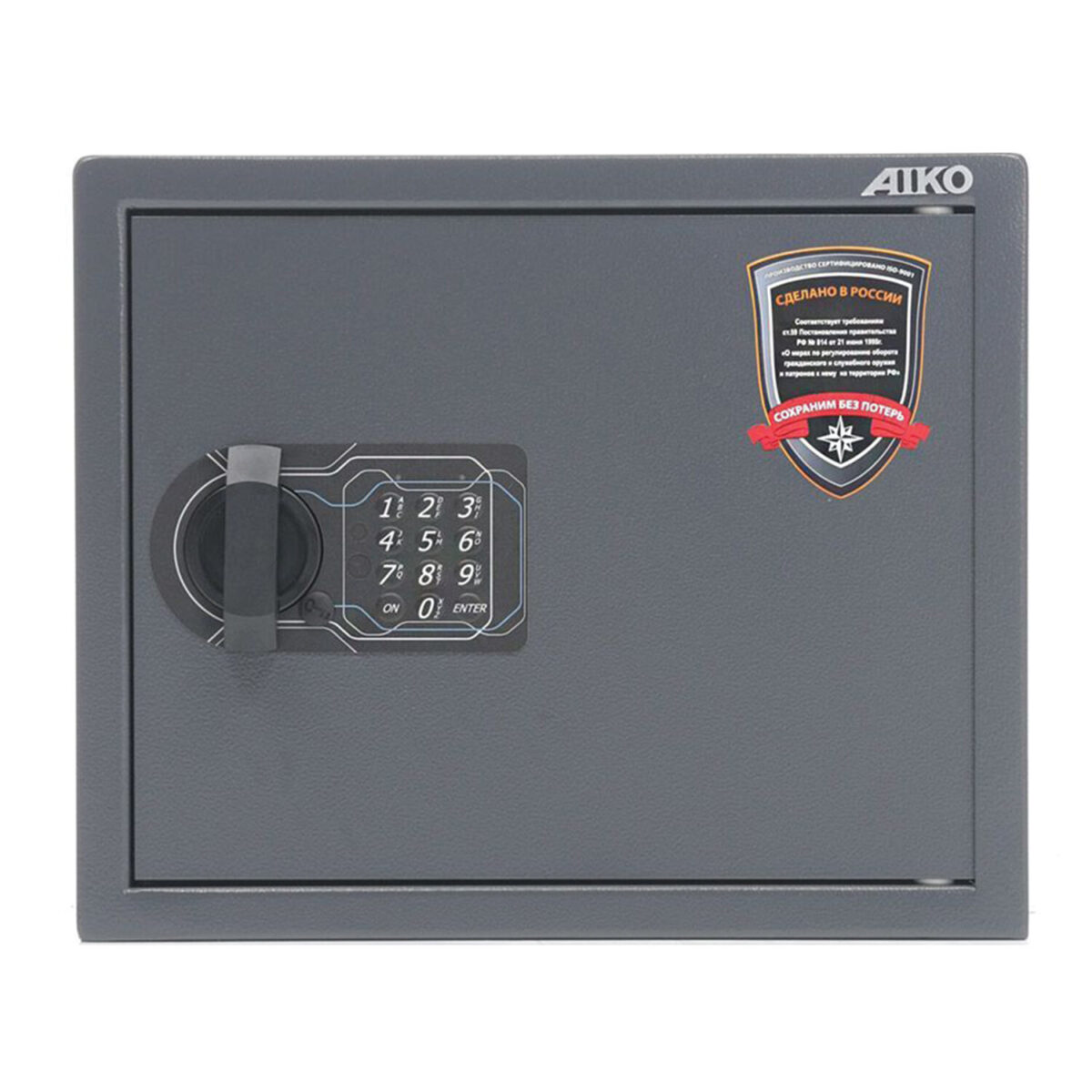 Сейф оружейный AIKO "TT-28 EL", 280х340х295 мм, 8,5 кг, патронное отделение, электронный замок — изображение 2