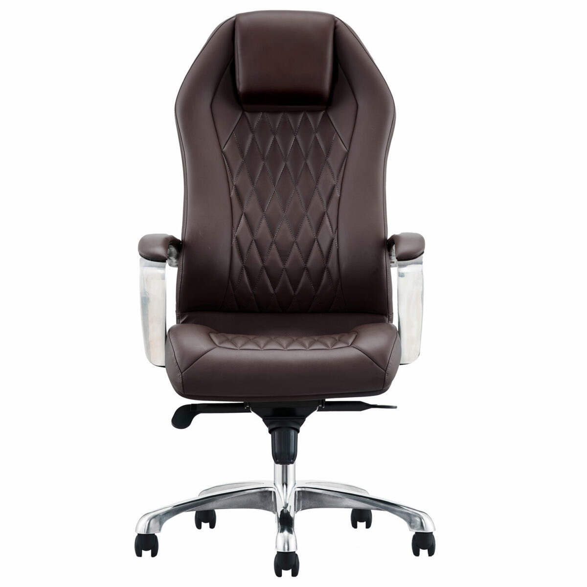 Кресло BRABIX PREMIUM "Aurus EX-705", мультиблок, алюминий, экокожа, коричневое, 532929 — изображение 3