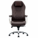 Кресло BRABIX PREMIUM "Aurus EX-705", мультиблок, алюминий, экокожа, коричневое, 532929 — изображение 3