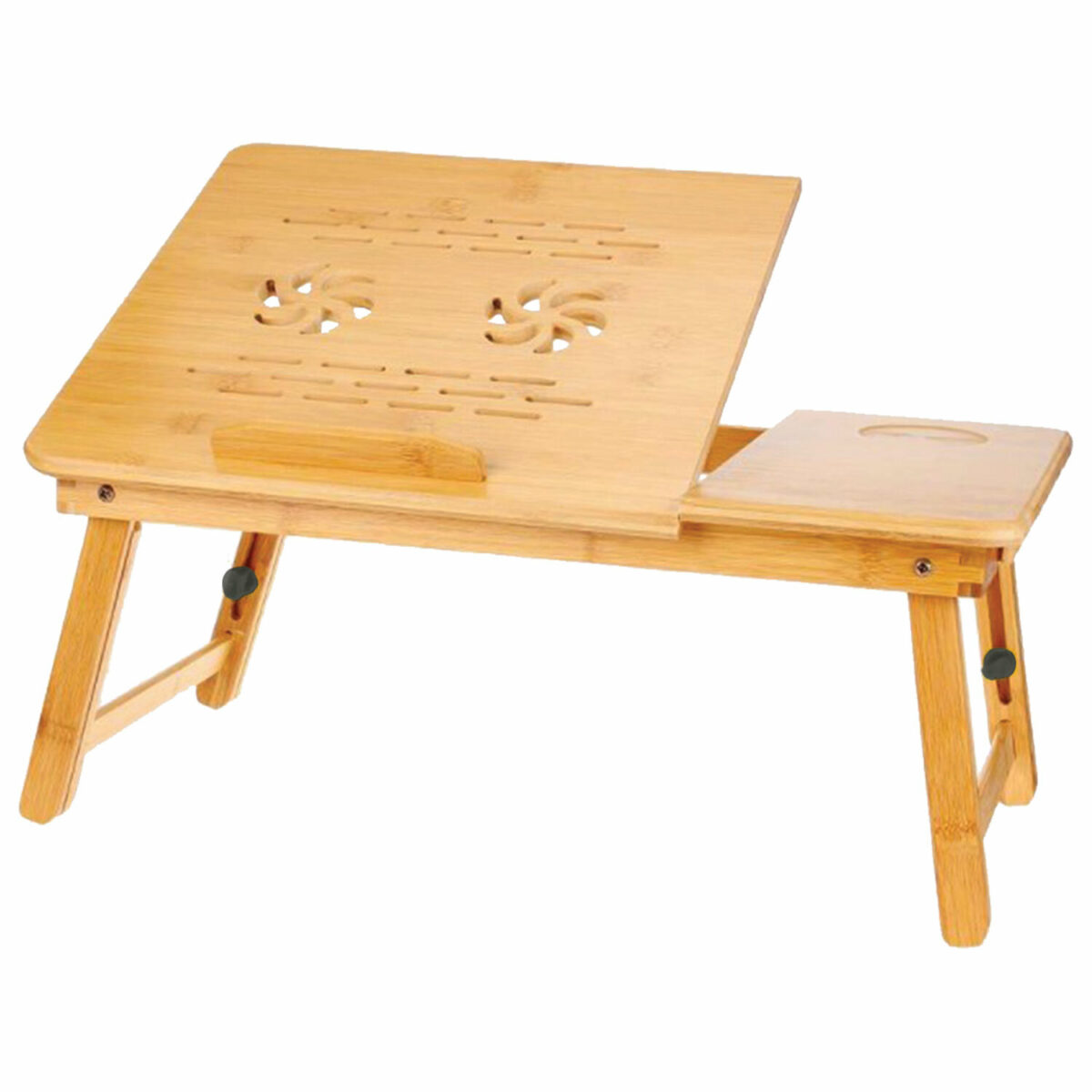 Столик БАМБУКОВЫЙ складной для ноутбука/завтрака, DASWERK (ДАСВЕРК), 532582 — изображение 1