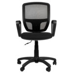 Кресло офисное Betta, ткань, черное C11 — изображение 2