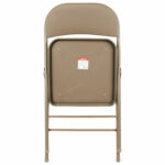 Стул складной BRABIX "Golf Plus CF-003 Комфорт", бежевый каркас, кожзам бежевый, 531567 — изображение 8