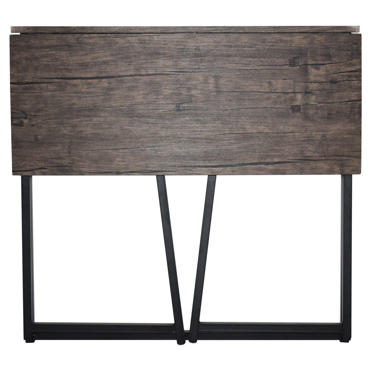 Стол на металлокаркасе BRABIX "LOFT CD-001", 800х440х740 мм, складной, цвет морёный дуб, 641209 — изображение 5