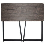 Стол на металлокаркасе BRABIX "LOFT CD-001", 800х440х740 мм, складной, цвет морёный дуб, 641209 — изображение 5