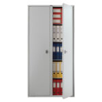 Шкаф металлический для документов AIKO "SL-185/2", 1800х920х340 мм, 2 отделения, 85 кг — изображение 2