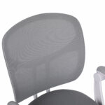 Кресло детское с подставкой для ног BRABIX "Toy MG-205", сетка/ткань TW, серое, 533153 — изображение 11