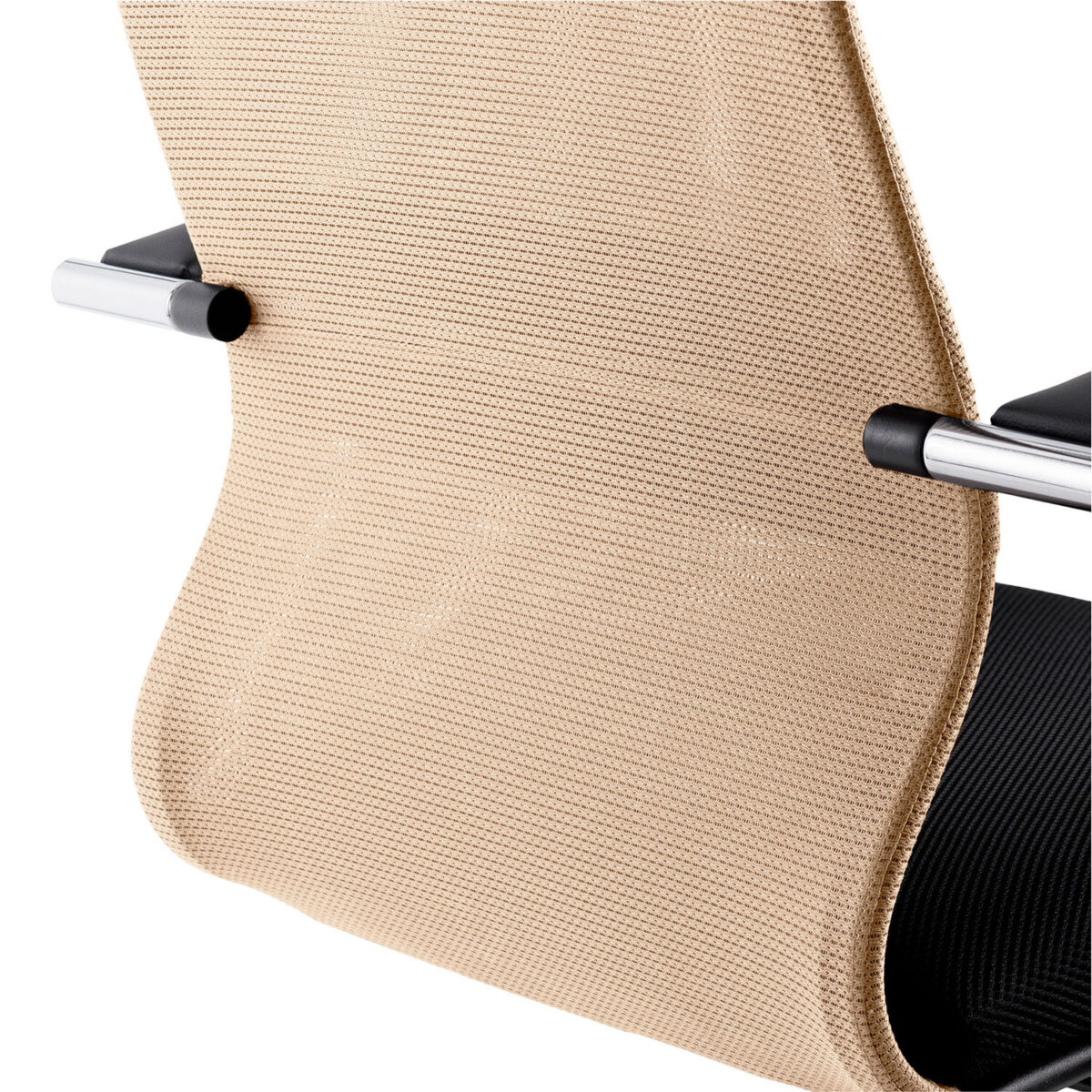 Кресло офисное BRABIX PREMIUM "Ultimate EX-800" хром, плотная двойная сетка Х2, черное/бежевое, 532913 — изображение 14