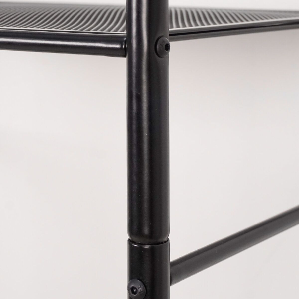 Стеллаж на металлокаркасе "Валенсия-14", 455х300х1205 мм, 4 полки, черный, СТВ14 Ч — изображение 4