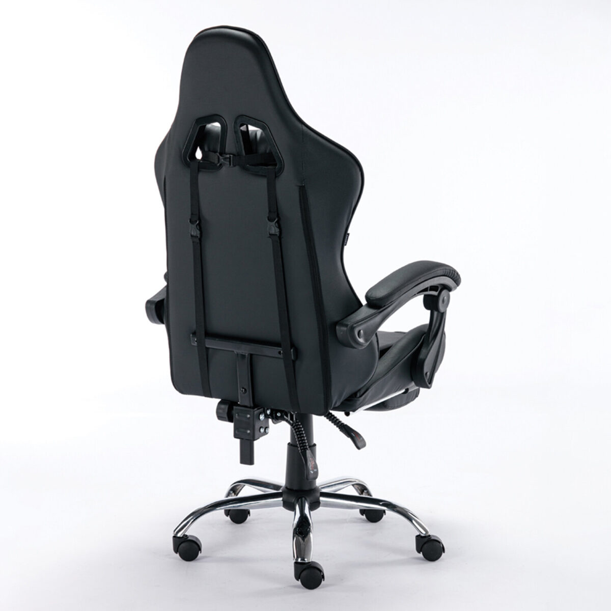 Кресло компьютерное BRABIX "Dexter GM-135", подножка, две подушки, экокожа, черное, 532800 — изображение 3