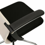 Кресло офисное BRABIX PREMIUM "Ultimate EX-801" хром, плотная двойная сетка Х2, черное/бежевое, 532919 — изображение 10