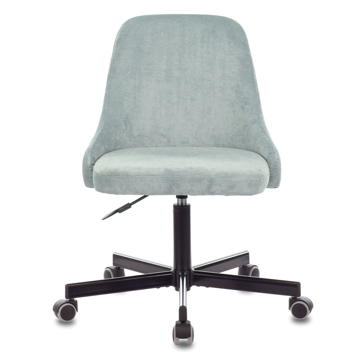 Кресло CH-340M, пятилучие металлическое, ткань, серо-голубое, 1398209 — изображение 3