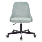 Кресло CH-340M, пятилучие металлическое, ткань, серо-голубое, 1398209 — изображение 3