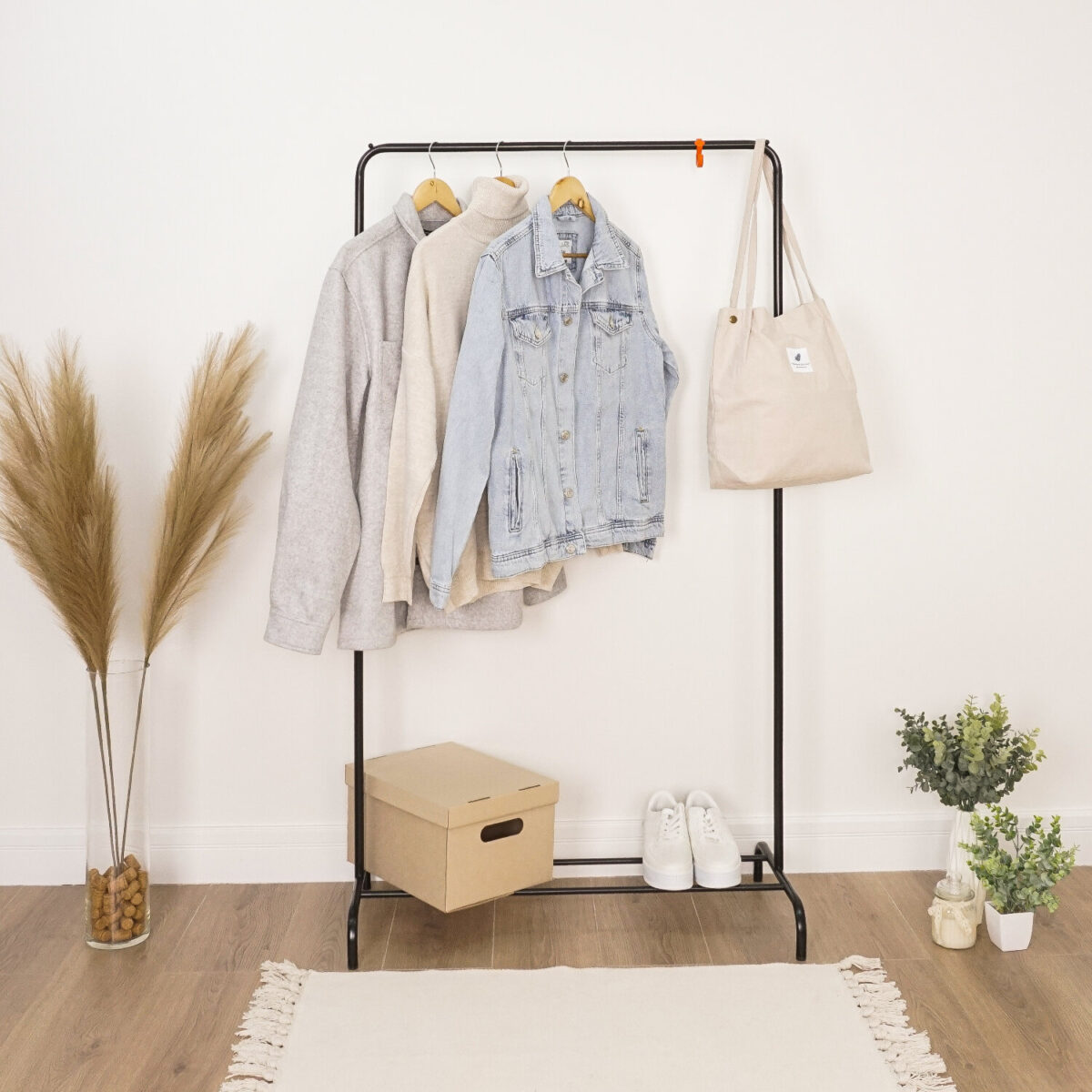 Вешалка для плечиков "Радуга-1", 1500х820х390 мм, металл, черная, ВНП 298 Ч — изображение 4