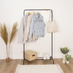 Вешалка для плечиков "Радуга-1", 1500х820х390 мм, металл, черная, ВНП 298 Ч — изображение 4