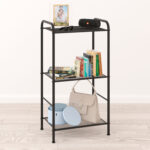 Стеллаж на металлокаркасе "Валенсия-13", 455х300х855 мм, 3 полки, черный, СТВ13 Ч — изображение 3