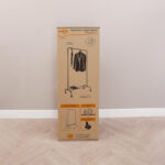 Вешалка для плечиков "Радуга-2", 1520х820х390 мм, передвижная, металл, черная, ВНП 299 Ч — изображение 7