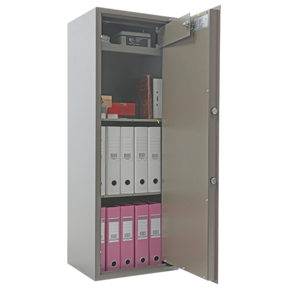 Сейф AIKO "ТМ-120Т", 1200х440х355 мм, 51 кг, ключевой замок, трейзер, 2 полки — изображение 5