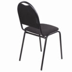 Стул для посетителей РС00Л, черный каркас, ткань черная — изображение 4