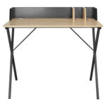 Стол на металлокаркасе BRABIX "LOFT CD-007", 800х500х840 мм, органайзер, комбинированный, 641227 — изображение 2