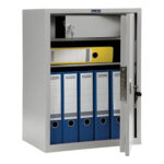 Шкаф металлический для документов AIKO "SL-65Т" светло-серый, 630х460х340 мм, 17 кг — изображение 4