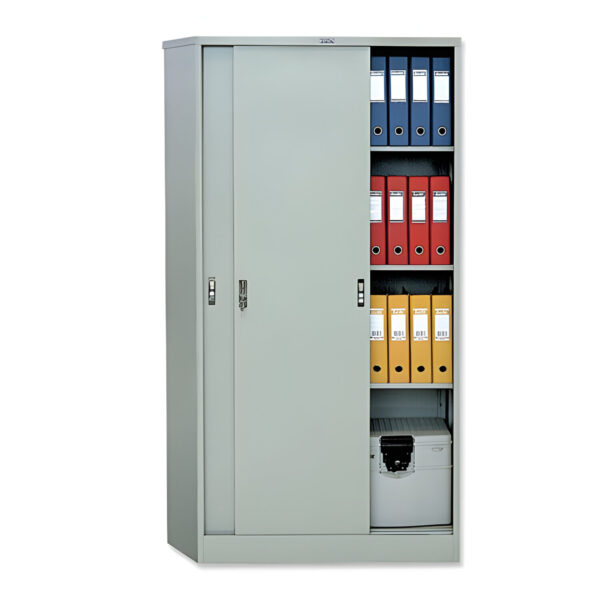 Шкаф металлический офисный купе ПРАКТИК "АМТ-1891", 1830х915х458 мм, 48 кг, 3 полки, разборный, AMТ-1891