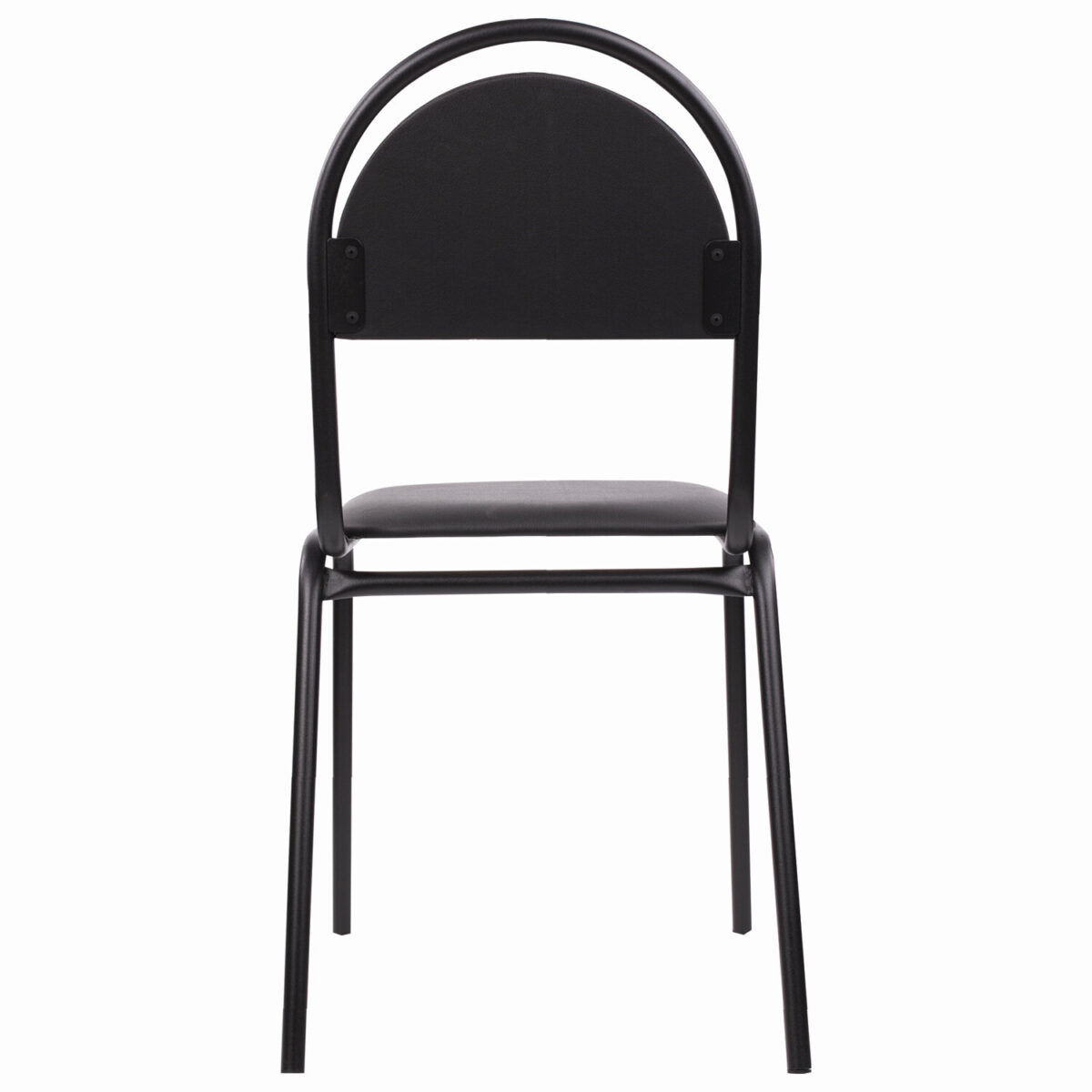 Стул для посетителей РС00М, черный каркас, кожзам черный — изображение 3