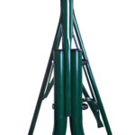 Качели садовые DASWERK (ДАСВЕРК) "RELAX SC-001", 2 места, Ш140хГ110хВ153 см, мягкое сиденье, зеленый/белый, 680050 — изображение 8