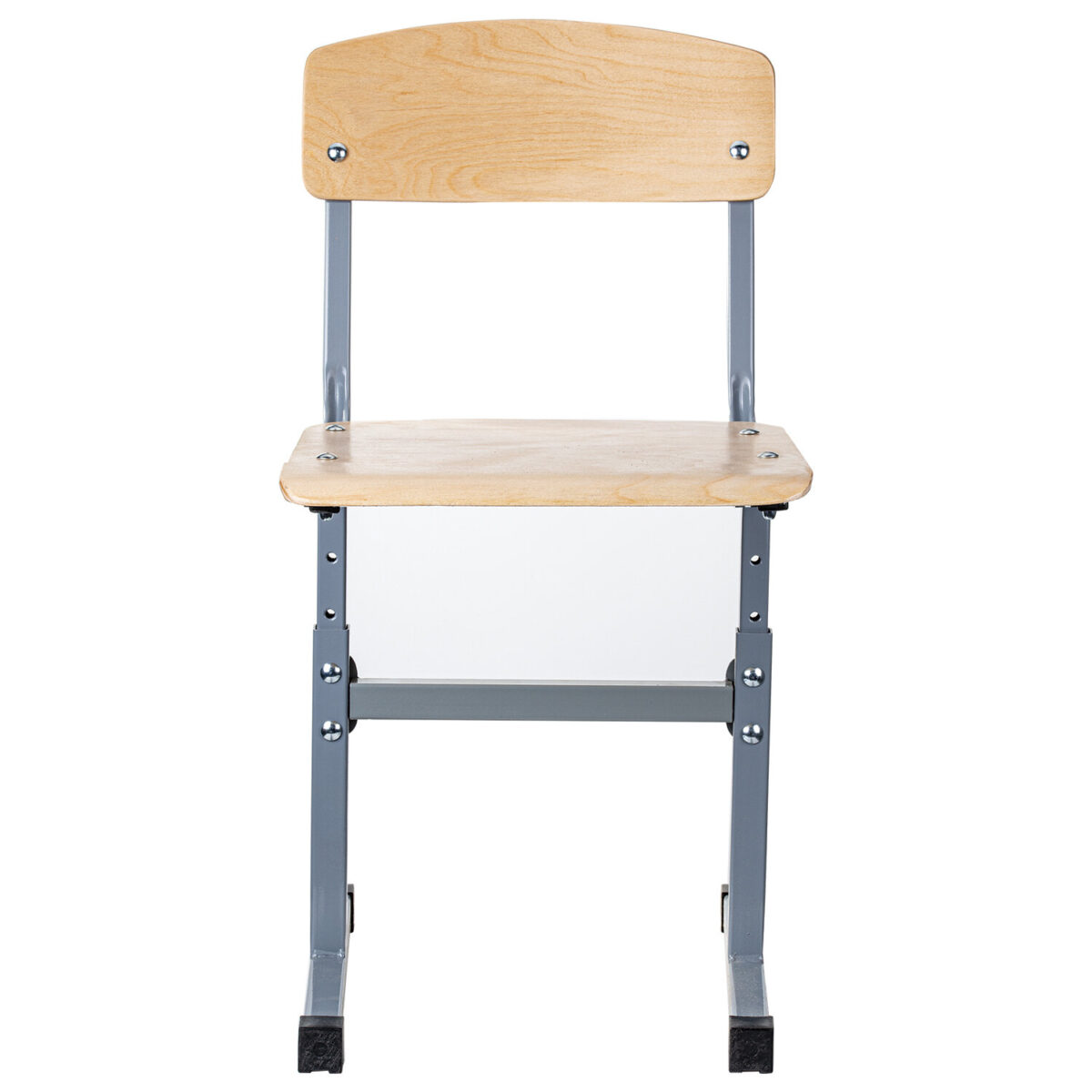 Стул ученический регулируемый "Ученик", 380х480х720-800 мм, рост 4-6, серый каркас — изображение 2