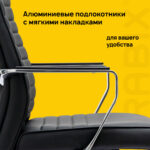 Кресло BRABIX PREMIUM "Solo EX-730", алюминий, хром, экокожа, черное, 532936 — изображение 10