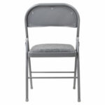 Стул складной BRABIX "Golf Plus CF-003 КОМФОРТ", серый каркас, серая ткань, 532890 — изображение 5