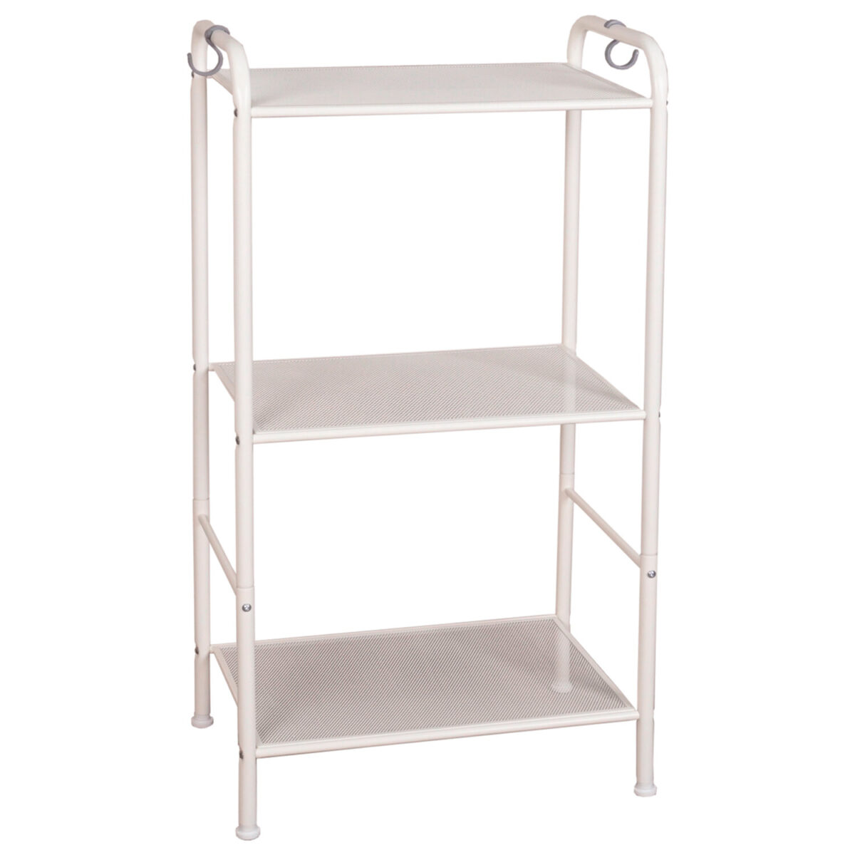 Стеллаж на металлокаркасе "Валенсия-13", 455х300х855 мм, 3 полки, белый, СТВ13 Б — изображение 1