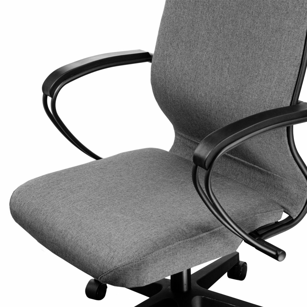 Кресло МЕТТА "ErgoLife" 10 B1-162K, пластик, синхромеханизм, ткань, темно-серое — изображение 8