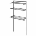 Гардеробная система BASIC G90, 2050х930х450 мм, 3 полки, 1 штанга, графит, S70299914515 — изображение 2