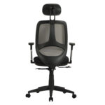 Кресло BRABIX "Saturn ER-400", с подголовником, комбинированное, черное/серое, 530871 — изображение 5