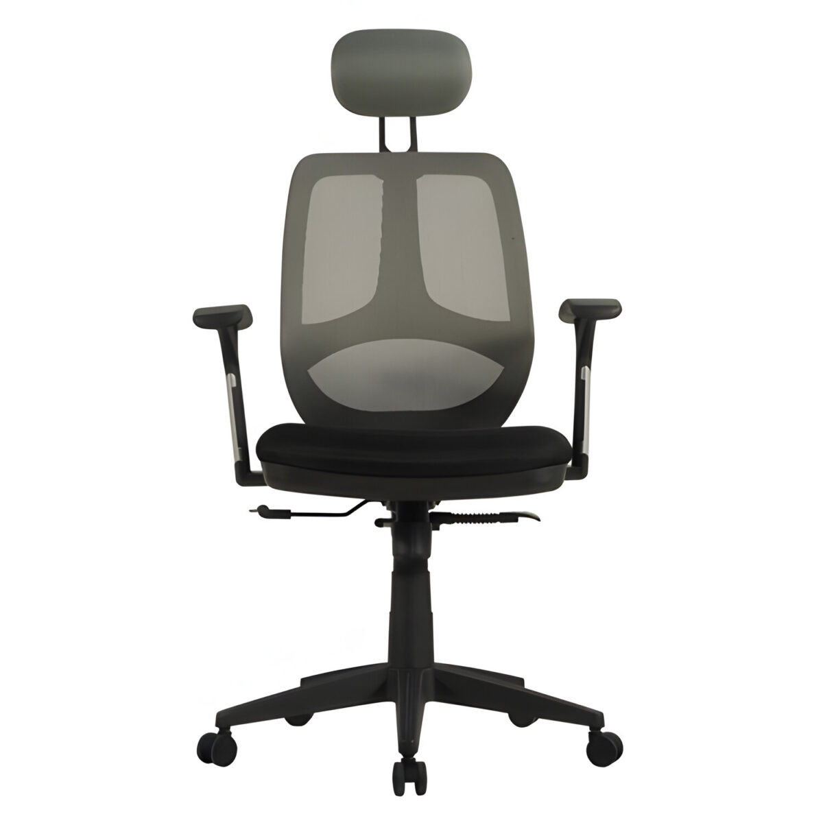 Кресло BRABIX "Saturn ER-400", с подголовником, комбинированное, черное/серое, 530871 — изображение 4