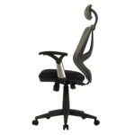 Кресло BRABIX "Saturn ER-400", с подголовником, комбинированное, черное/серое, 530871 — изображение 3