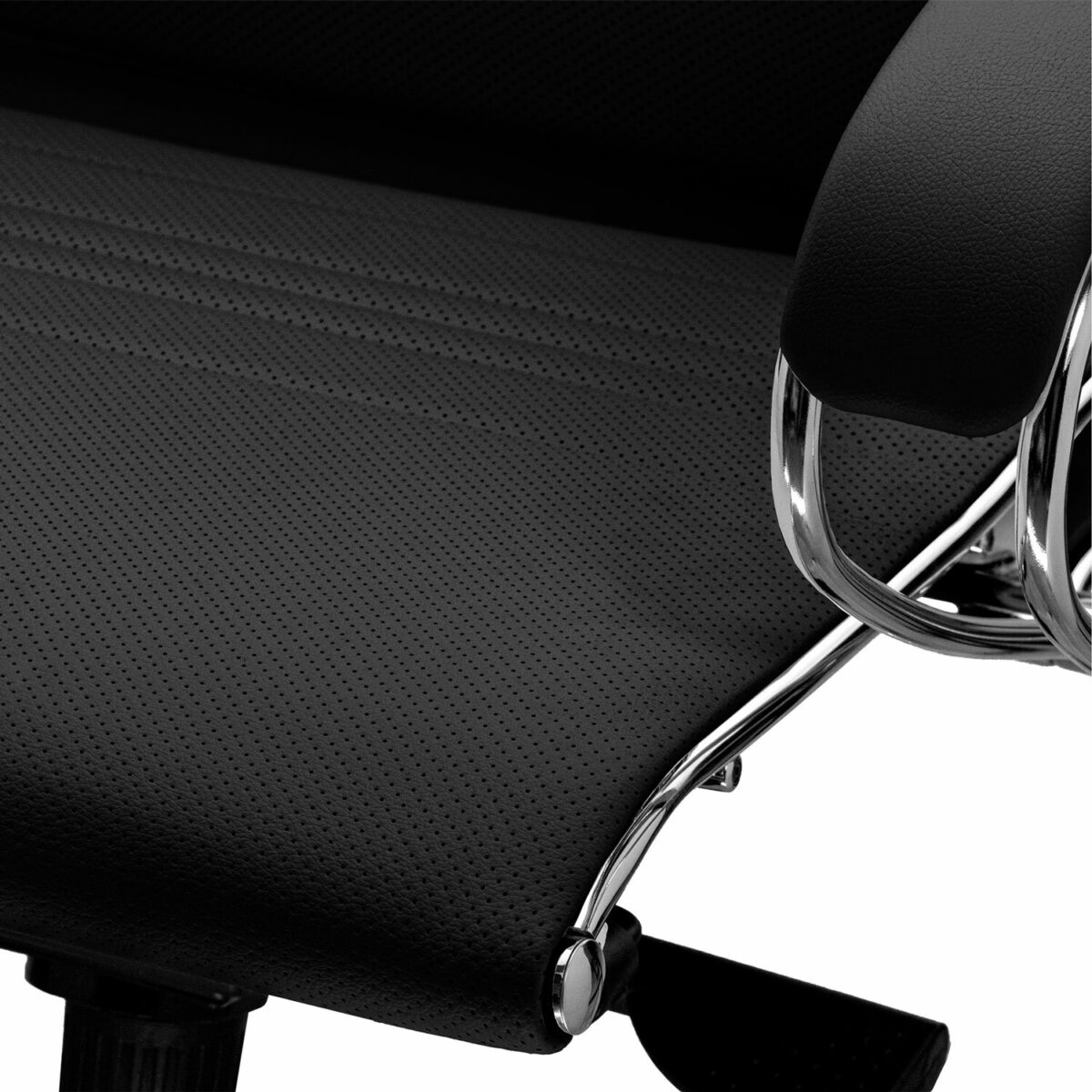 Кресло офисное МЕТТА "SAMURAI" K-1, экокожа, черное — изображение 11