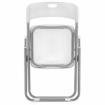 Стул складной BRABIX "Golf Lite CF-017", серебристый каркас, пластик белый, 532896 — изображение 7