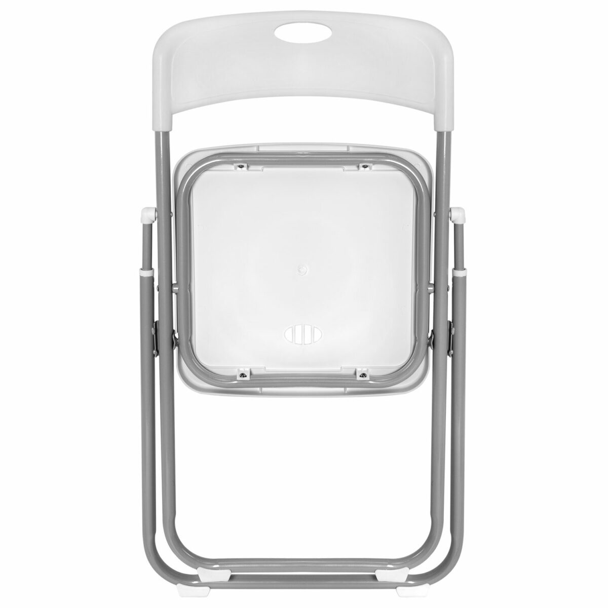 Стулья складные BRABIX "Golf Lite CF-017", КОМПЛЕКТ 4 шт., серебристый каркас, пластик, белый, 533035 — изображение 9